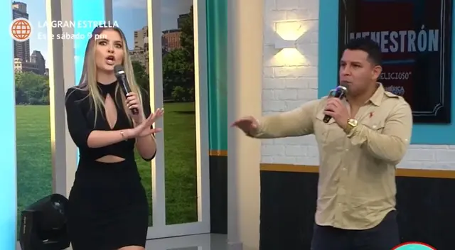 Brunella Horna le puso sus límites a Néstor Villanueva.