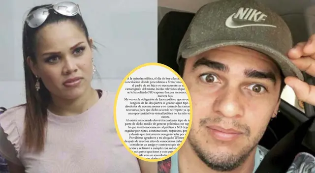 Andrea San Martín llegó a conciliar con el padre de su hija, Juan Víctor. Andrea San Martín llegó a conciliar con el padre de su hija, Juan Víctor.