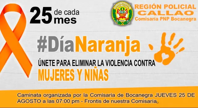 Comisaría de Bocanegra- Callao organiza caminata contra la violencia Comisaría de Bocanegra- Callao organiza caminata contra la violencia