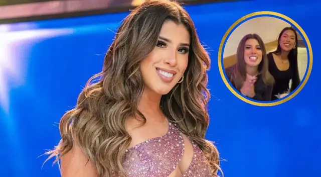 Yahaira Plasencia lleva a almorzar a miembros de su equipo de Yahaira Plasencia lleva a almorzar a miembros de su equipo de