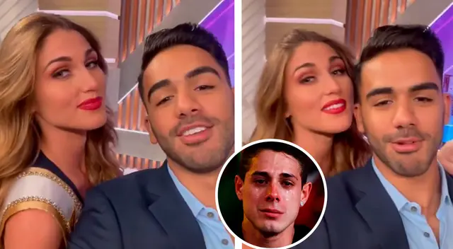 Alessia Rovegno se luce junto a Carlos Adyan de Telemundo.