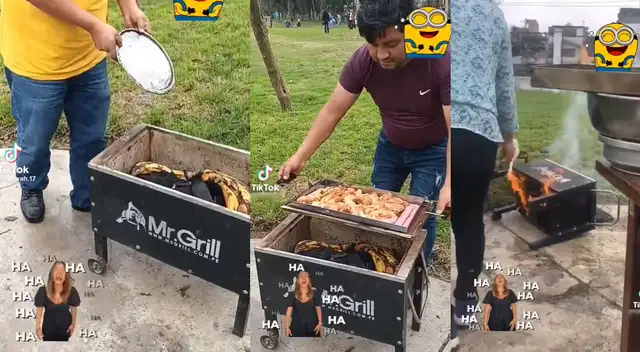 Peculiar escena de una familia con su caja china se hizo viral en las redes sociales.