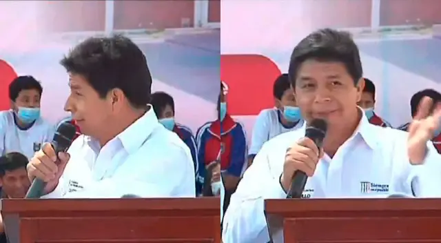 Pedro Castillo pasa incómodo momento en Chimbote Pedro Castillo pasa incómodo momento en Chimbote