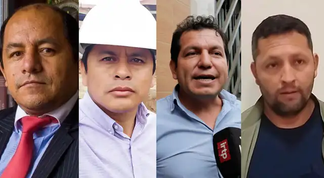Los chiclayanos. Se trata de Salatiel Marrufo, Abel Cabrera, Segundo Sánchez  y Nenil Medina.