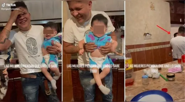 La particular escena ha sacado miles de carcajadas a usuarios en TikTok llegando a más del millón de vistas. La particular escena ha sacado miles de carcajadas a usuarios en TikTok llegando a más del millón de vistas.