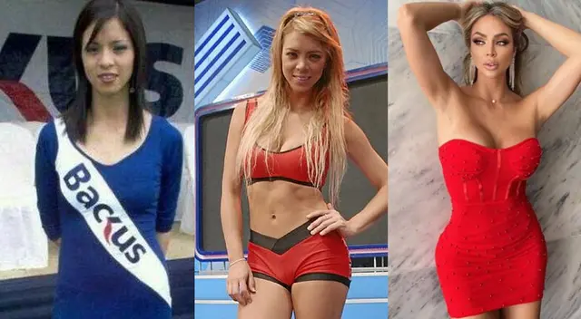 Antes y después de Sheyla Rojas en fotos.