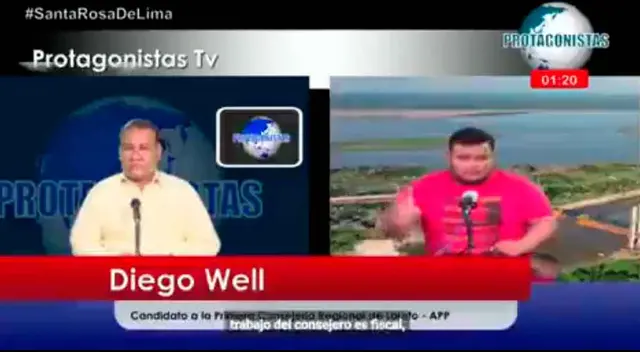 Candidato se quedó frío al ver al gato.