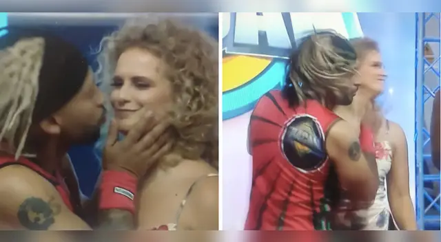 Rossana Maldonado casi vuelve a ser besada por Zumba. Rossana Maldonado casi vuelve a ser besada por Zumba.