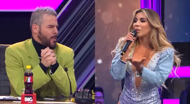 Adolfo Aguilar reacciona al ver a Gabriela Herrera.