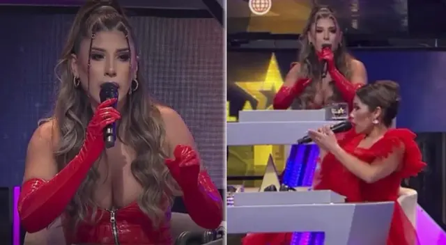 Yahaira Plasencia cuadra a Susan Ochoa.