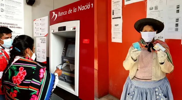 En el Bono Yanapay se habilitaron varias modalidades de pago para facilitar el cobro a los beneficiarios.