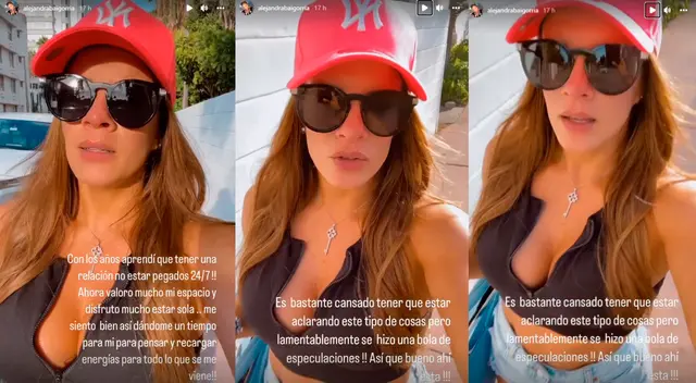 Alejandra Baigorria dejó en claro que sigue con Said Palao