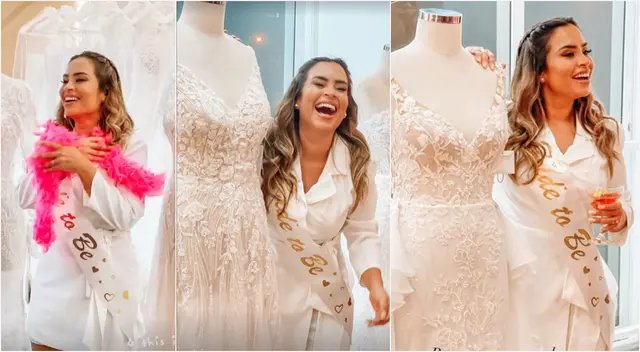 Ethel Pozo ya tiene elegido su vestido de matrimonio con Julián Alexander.