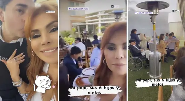 Magaly Medina presume a su famila en las redes sociales. Magaly Medina presume a su famila en las redes sociales.