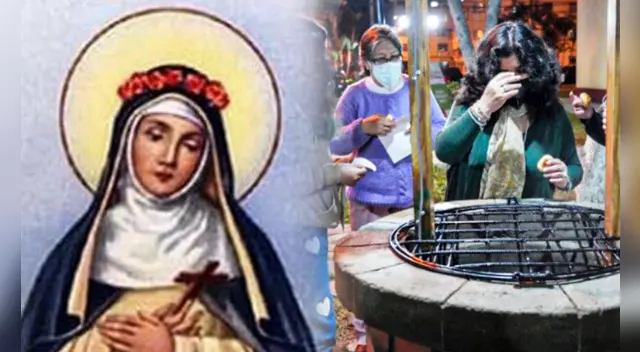 Santa Rosa de Lima fue canonizada en 1671 por el papa Clemente X. Foto: composición LR