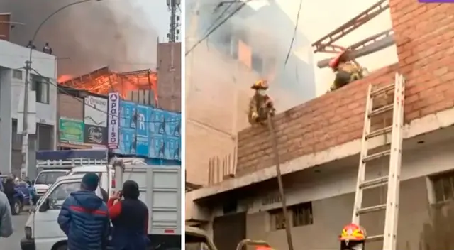 Según revelaron varios testigos, el fuego se habría originado por un corto circuito en el tercer piso del establecimiento.