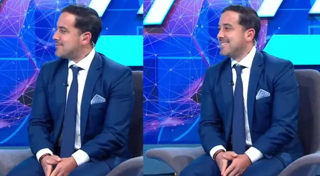 Óscar del Portal captó la atención con singular gesto en vivo durante Fútbol en América.