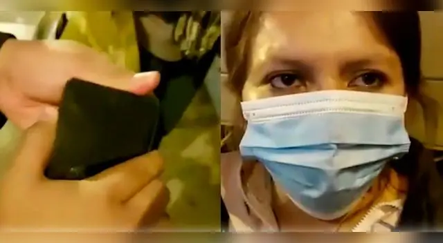 La estafadora fue trasladada a la comisaría de Alfonso Ugarte.