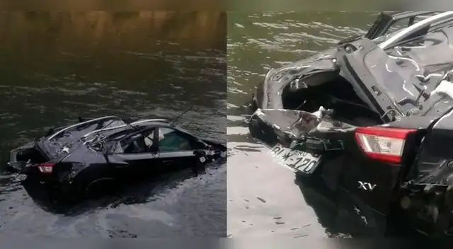 Los transportistas fueron los que se dieron cuenta del accidente y vieron a ambos heridos saliendo de la unidad que se encontraba más allá de la orilla del río. Los transportistas fueron los que se dieron cuenta del accidente y vieron a ambos heridos saliendo de la unidad que se encontraba más allá de la orilla del río.