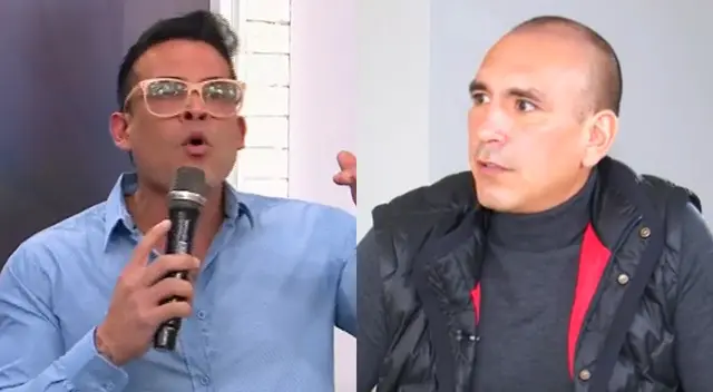 Christian Domínguez se mostró molesto con Rafael Fernández. Christian Domínguez se mostró molesto con Rafael Fernández.