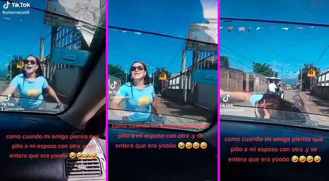La joven pensó que la mujer que estaba en el auto era la otra. La joven pensó que la mujer que estaba en el auto era la otra.