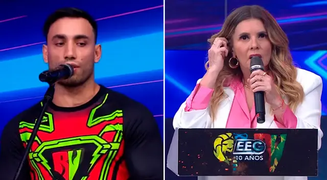 Johanna San Miguel reprende a Said Palao. Johanna San Miguel reprende a Said Palao.