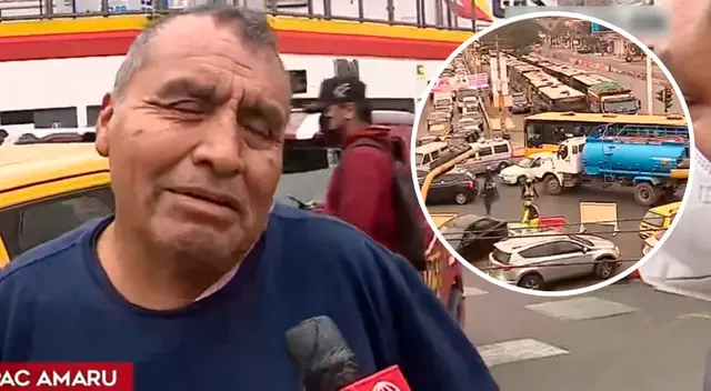 Comas. Miles de vecinos de Lima Norte han mostrado su molestia ya que a raíz del embotellamiento se han sentido obligados a caminar para llegar a su destino.