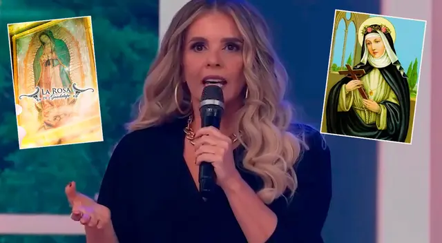 Johanna San Miguel se enoja cuando ponen la canción de la ‘Rosa de Guadalupe’ para Santa Rosa de Lima.