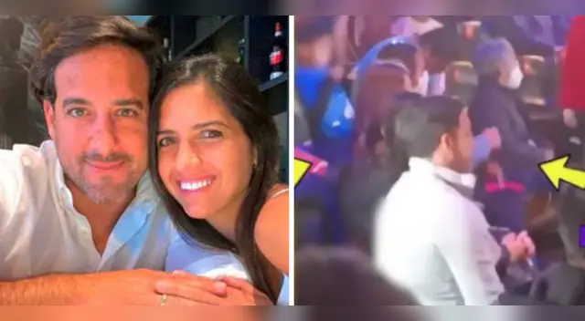 Oscar del Portal y su esposa juntos en el circo.