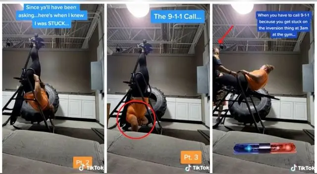 La particular escena se ha robado miles de carcajadas en TikTok tras el incidente que tuvo la mujer en el gimnasio. La particular escena se ha robado miles de carcajadas en TikTok tras el incidente que tuvo la mujer en el gimnasio.