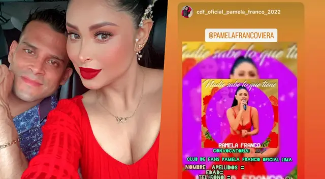 Pamela Franco feliz por el apoyo a su canción.