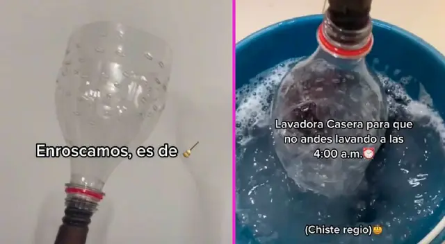 La joven buscó la manera de lavar ropa de madrugada sin hacer ruido. La joven buscó la manera de lavar ropa de madrugada sin hacer ruido.