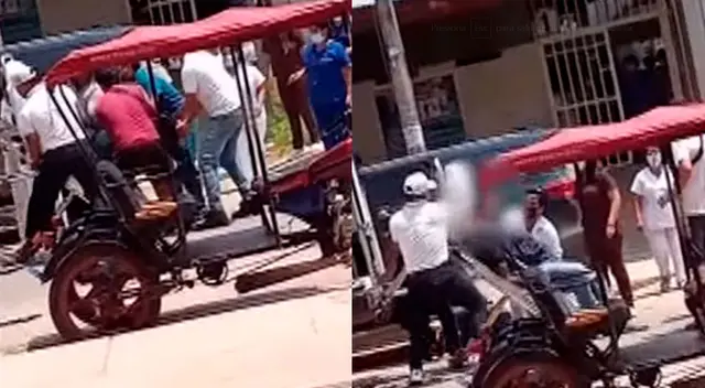 Las cámaras de seguridad registraron cómo, tras el impacto, el chofer de la unidad no se detuvo. Las cámaras de seguridad registraron cómo, tras el impacto, el chofer de la unidad no se detuvo.