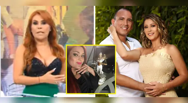 Magaly Medina agradece a abogada Karla Viso.