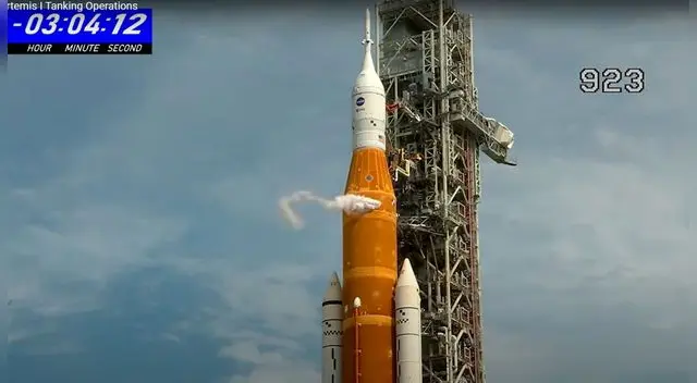 El lanzamiento de Artemis 1 de la NASA se suspendió por un "problema que no pudieron resolver". El lanzamiento de Artemis 1 de la NASA se suspendió por un "problema que no pudieron resolver".