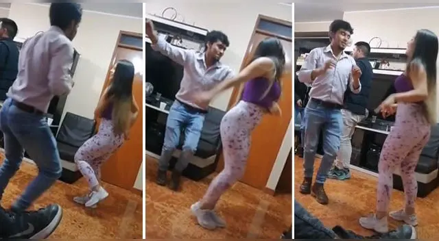 La escena se ha vuelto viral en las redes sociales.