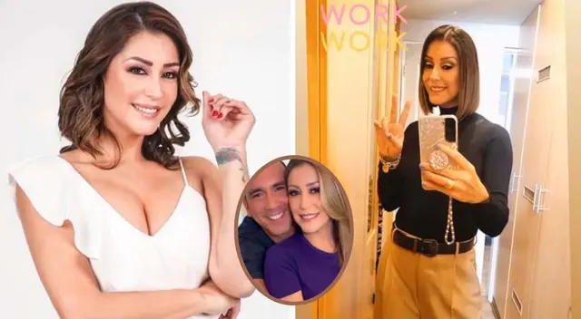 Karla Tarazona enfocada en su trabajo.