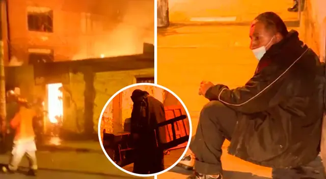 SMP. Producto del siniestro, las pocas cosas que don Gabriel conservaba se hicieron cenizas.