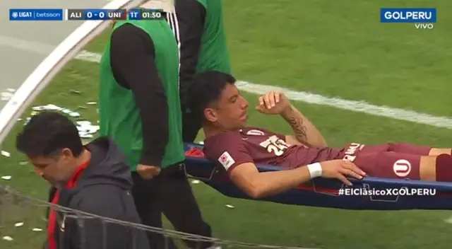 Federico Alonso sufrió lesión al inicio del clásico Federico Alonso sufrió lesión al inicio del clásico