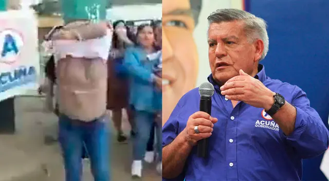 Seguidores cortaron polos y rompieron carteles alusivos a APP.