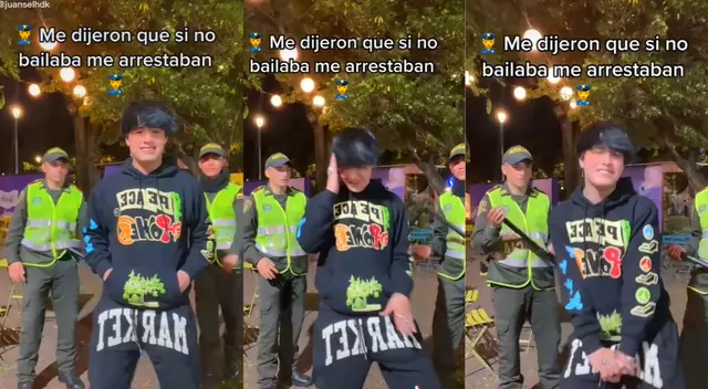 A punto de reggaetón se animó hacer unos pasos. A punto de reggaetón se animó hacer unos pasos.