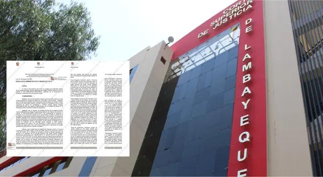 El Poder Judicial dispone turno ordinario para el Juzgado Penal Unipersonal Transitoria de Chiclayo