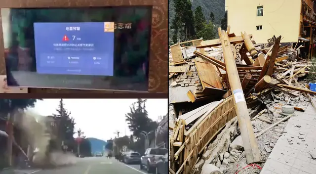 Diversos videos circulan en redes sociales tras el terremoto en China de 6.8. Diversos videos circulan en redes sociales tras el terremoto en China de 6.8.