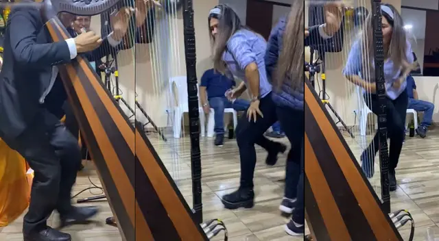 Peruana es todo un éxito en TikTok por sus singulares pasos de baile con Miguel Salas.