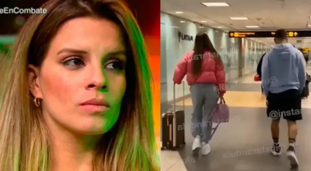 Alejandra Baigorria es captada distanciada de Said Palao Alejandra Baigorria es captada distanciada de Said Palao