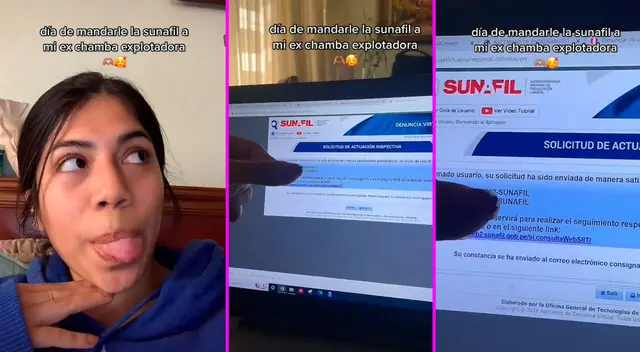La joven demostró con pruebas que denuncio a la empresa donde trabajaba.