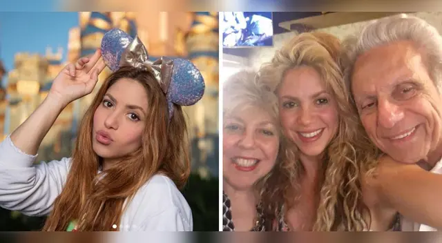 Shakira tiene nueve hermanos.