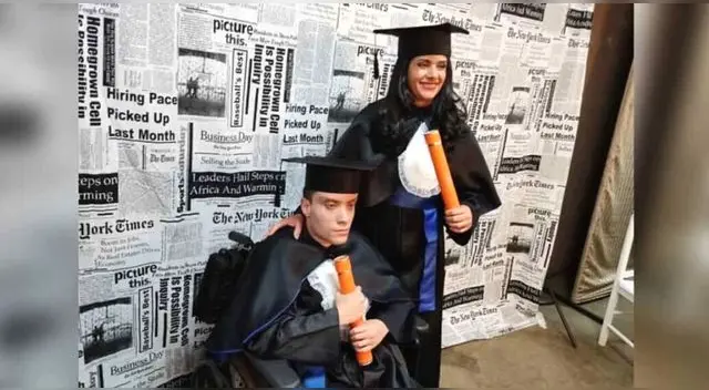 La mujer decidió ingresar a la universidad para retomar sus estudios por su hijo discapacitado.