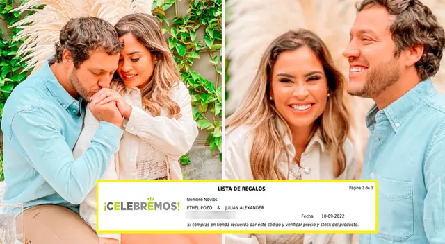 Ethel Pozo y Julián Alexander realizan lista de regalos.