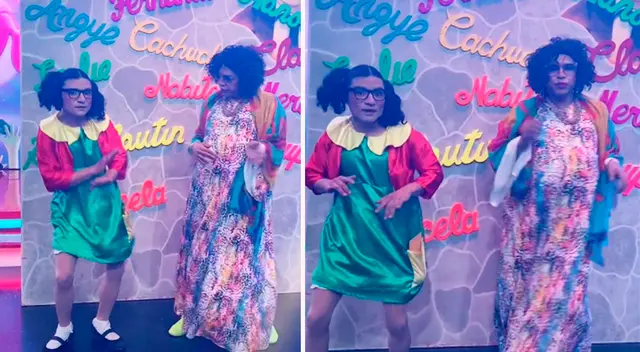 'Chilindrina huachana' se luce junto a la Chola Chabuca. 'Chilindrina huachana' se luce junto a la Chola Chabuca.